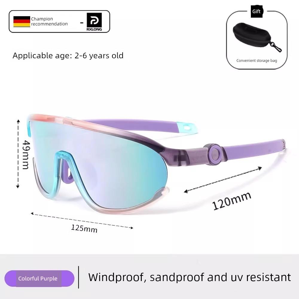 Children's Sunglasses, Sunglasses, Goggles, Outdoor Sports Windproof and Uv-Resistant Cycling Glasses for Boys and Girls, Mountaineering Glasses