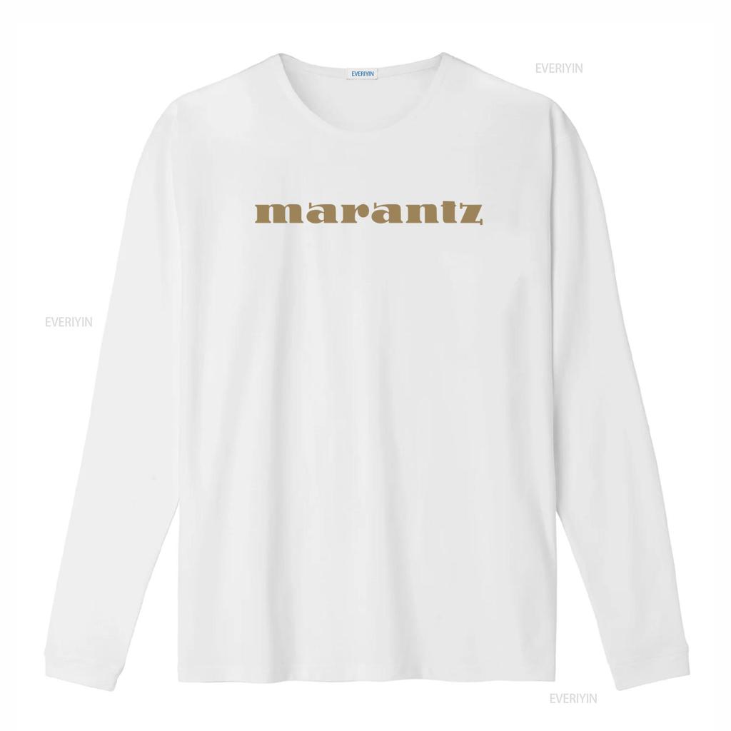 Marantz Audio T Shirt for Fashion Print Casual vintage Washed Comfortable Stretched homme streetwear Top For Everyday Wear