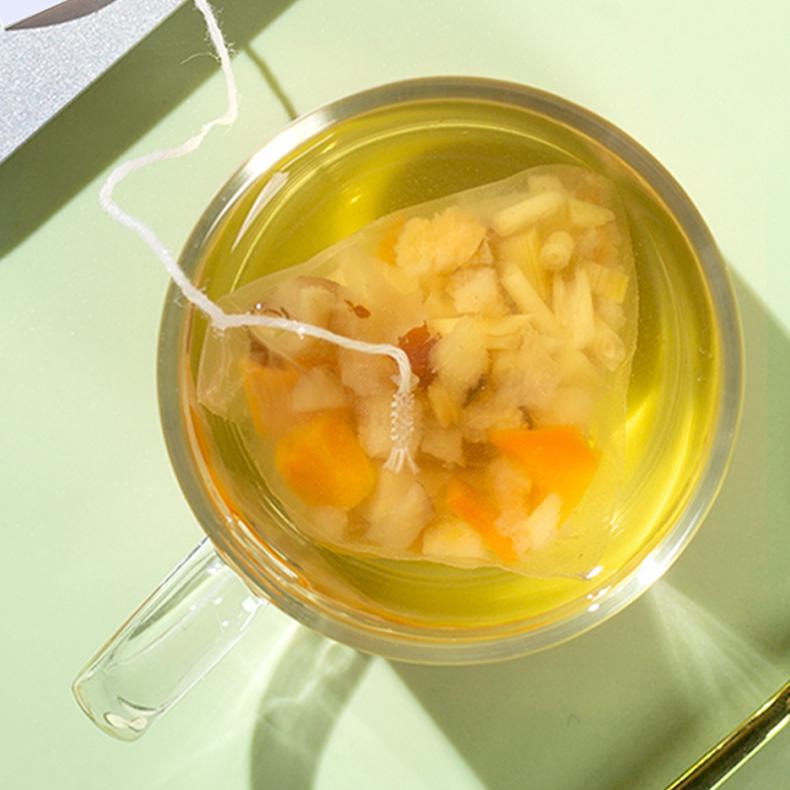 Bamboo Cane & Imperata Pear Tea: Children's Cooling Tea with Sugarcane Sweet Water & Water Chestnut - Fruit Flower Health Drink.