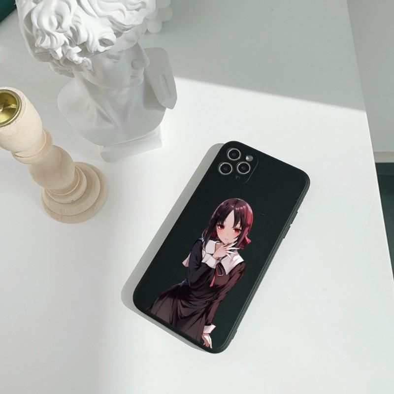 Anime Kaguya Sama Lk Pouzdro na telefon pro iPhone 11 12 13 Pro Max X XR XS Max 6 6S 7 8 Plus SE 2022 Tekuté Čtvercové Barevné Pouzdro na telefon