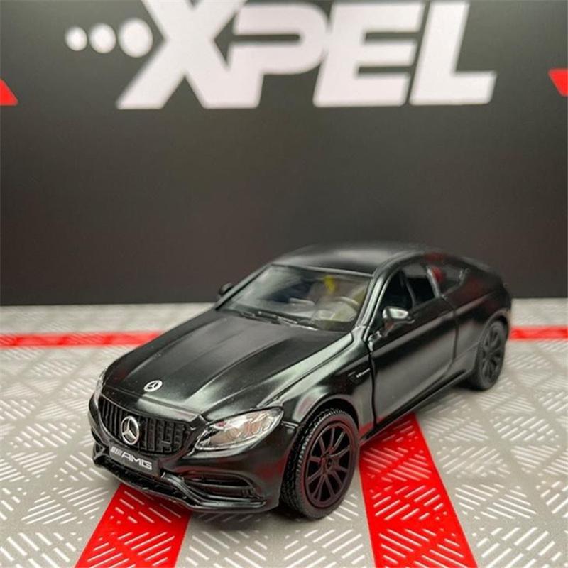 1:36 Mercedes-Benz C63S CLS63 AMG Coupe Alloy Sports Car Model Diecasts Metal Vehicles Car Model Simulation Collection Kids Gift