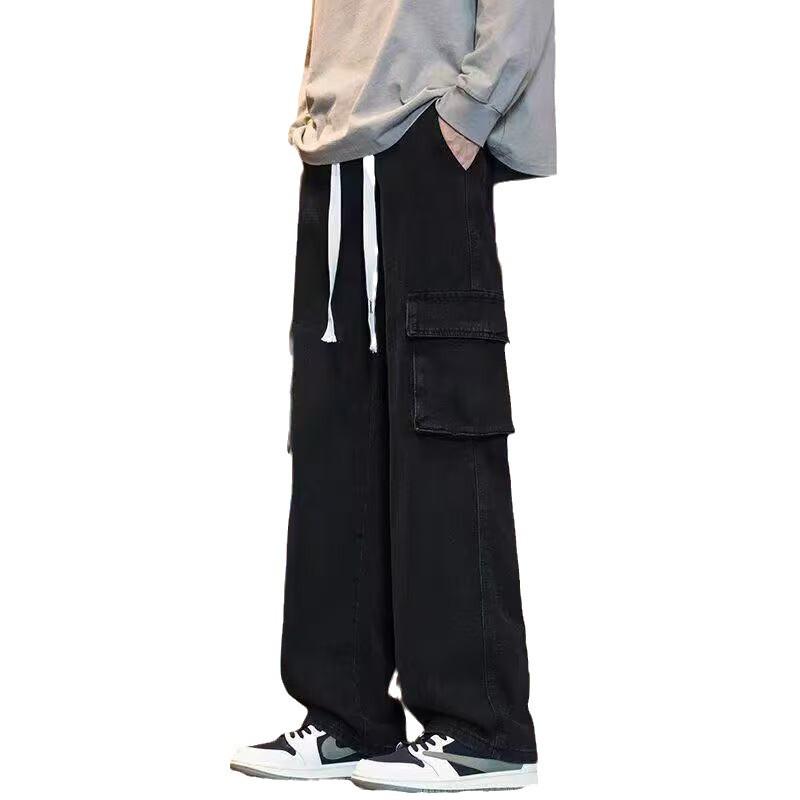 Men's Retro Straight-Leg Wide-Leg Jeans - Autumn Casual Workwear