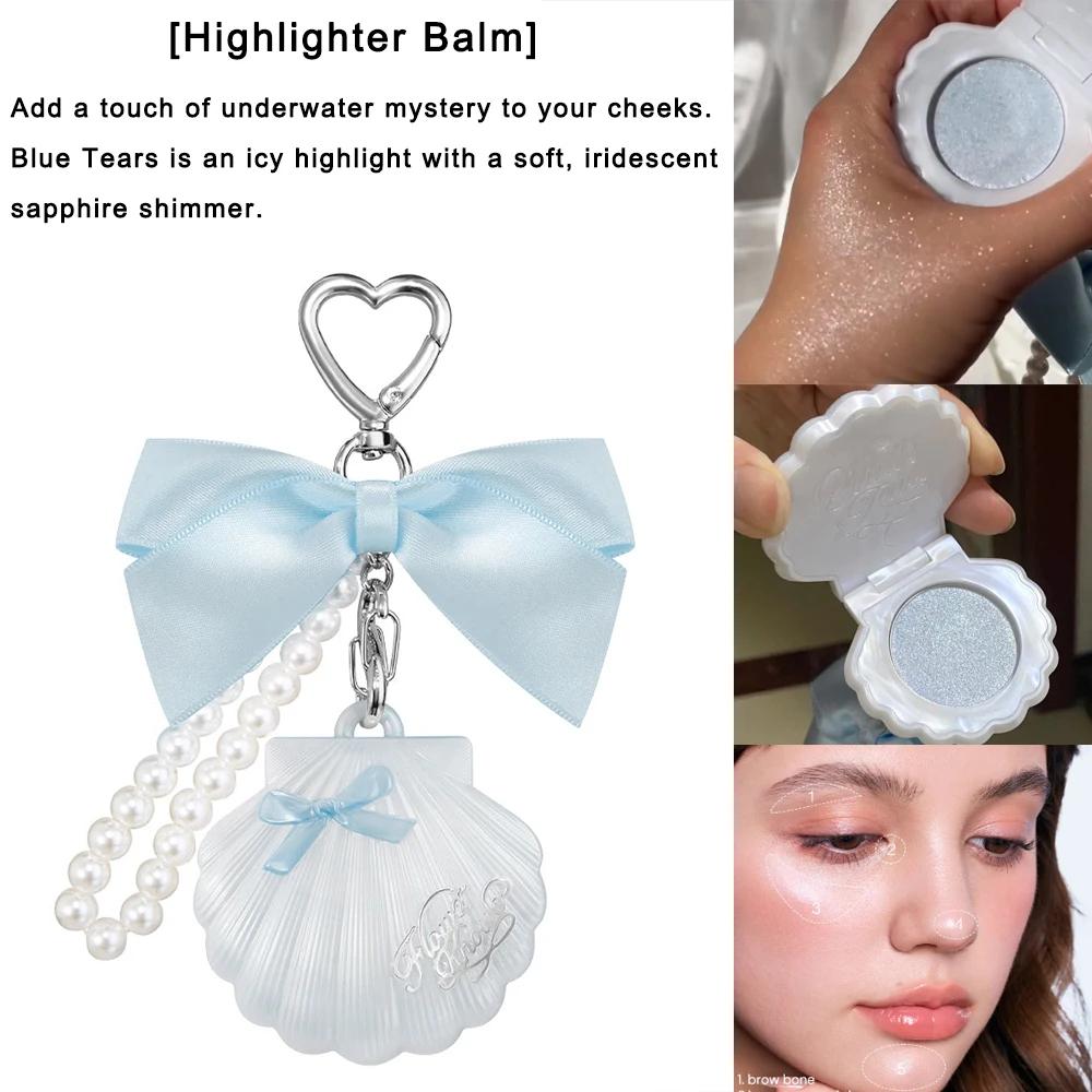 Flower Knows Shell's Jewel Highlighter Balm High-gloss