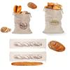 A Reusable Linen Bread Storage Bag - an Unbleached Drawstring Bag for the Natural Storage of Homemade Bread and Pastries