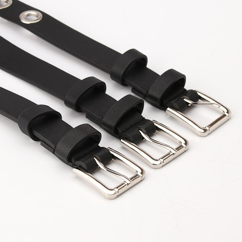 Womens Slipon Designer Belt With Faux Leather Material For Casual Looks