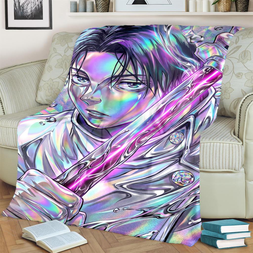 Comfortable Warm Jujutsu Kaisen Blanket Flannel for Bedrooms, Sofas, Beds, Chairs, Picnics, Travel