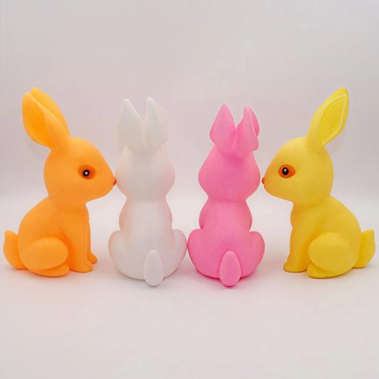 Schreiendes Kaninchen Quietschespielzeug mit realistischem Geräusch Weiches TPR Fidget zur Stressbewältigung Streiche Süßes tierförmiges Dekompressions-Gadget für Kinder Erwachsene