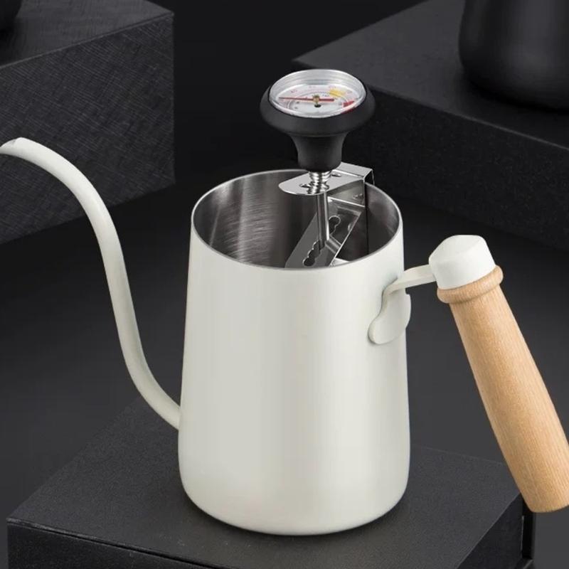 Milk Frothing Jugs Thermometers Stainless Steels Coffee Temperature Meter Probe Kitchen Measuring Tool Easy To Use