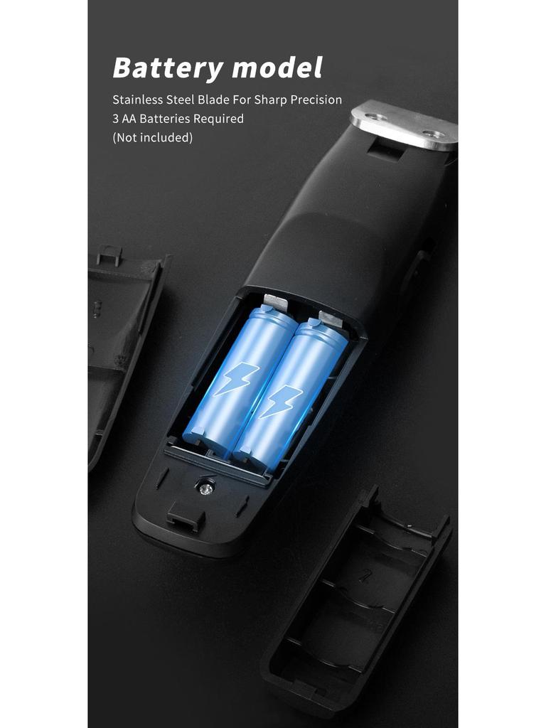 Retro Electric Hair and Nose Clipper Set with Precision Styling and Carving