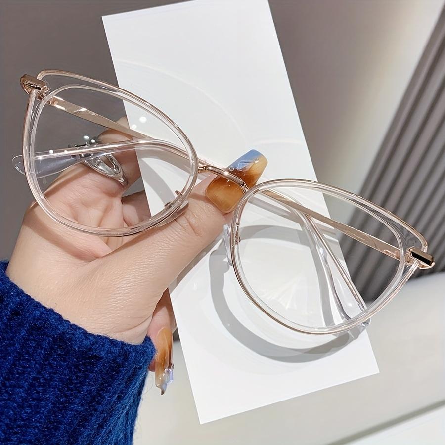Cat-Eye Metal Frame Reading Glasses for Men & Women Office Eyewear Modern Eyewear Premium Eyewear Vision Aid