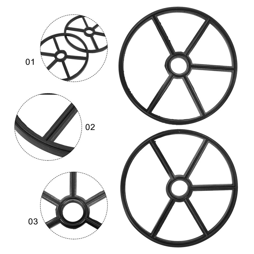 2Pieces Rubber Sealing Rings Leakproof Gaskets Filter Valves Maintenance Part Suitable for Water Purifiers Systems