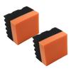 2Pcs Car Tire Shine Applicator Pads Auto Wheel Wax Detailing Cleaning Sponge Tire Shinning Tools