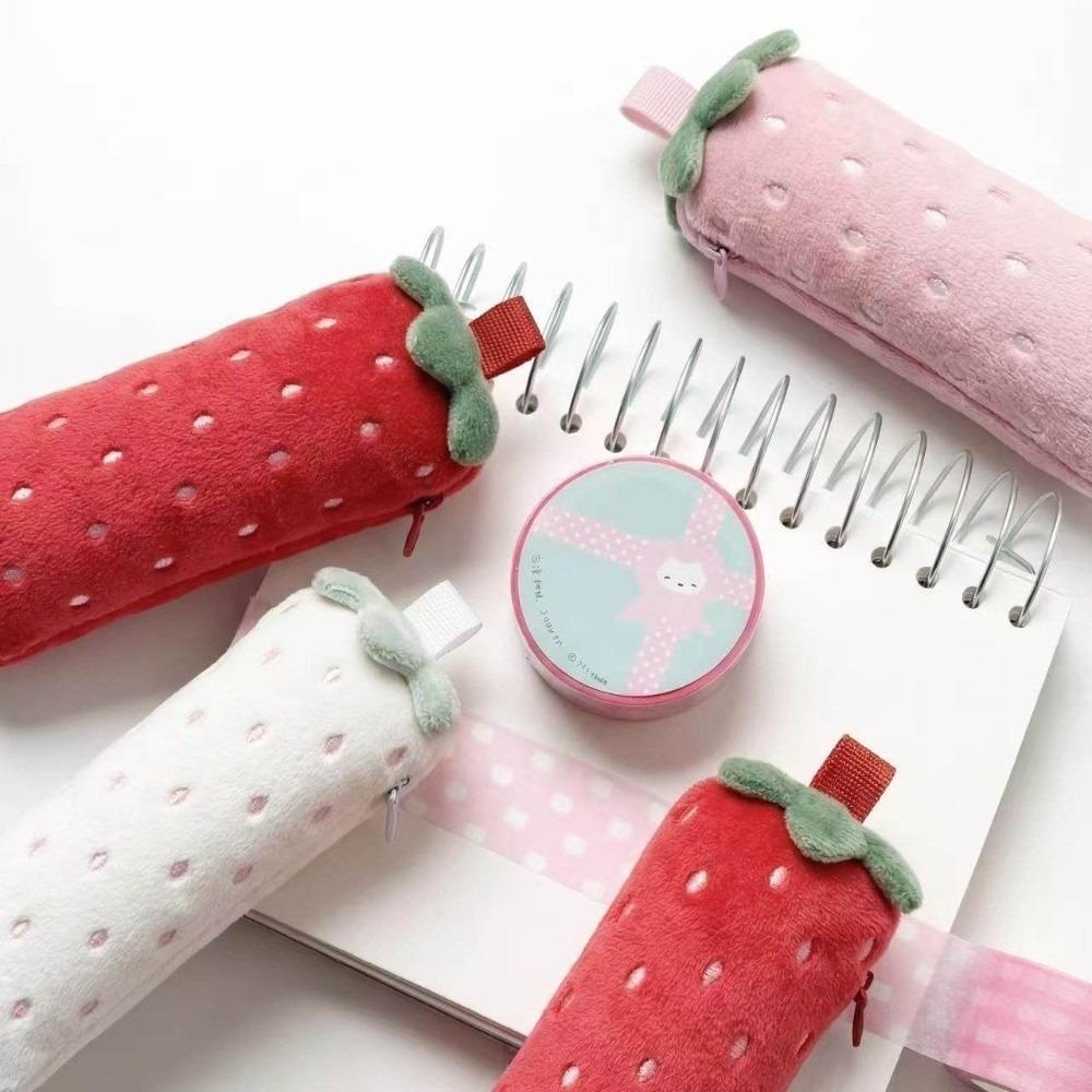 Flip Design Pencil Case Multi-layer Pen Bag Portable Canvas Pouch  Students