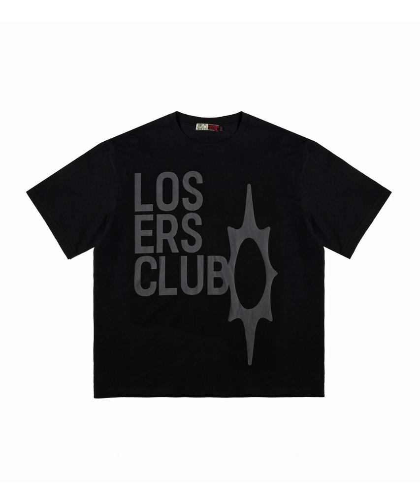 Lujeoseukeulleob Logo Short Sleeve T-Shirt Black
