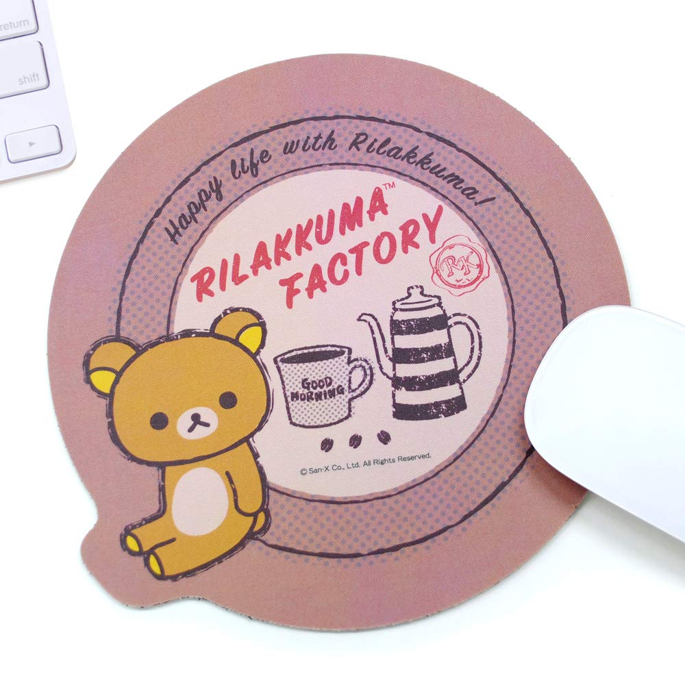 Dear Cars Die-Cut Mouse Pad - Rilakkuma (Rilakkuma Face) 4001-K53-060