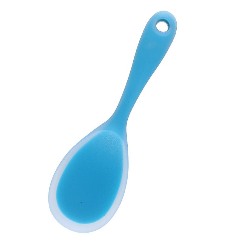 Heat Resistant Silicone Rice Spoon Non-Stick Rice Spatula Kitchen Tool Integrated Rice Spoon Does Not Hurt The Pot Spoon
