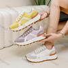 Women Shoes 2025 Spring Autumn New Breathable Non Slip Women Casual Sport Shoes Comfortable Height Increase Sewing Running Shoes