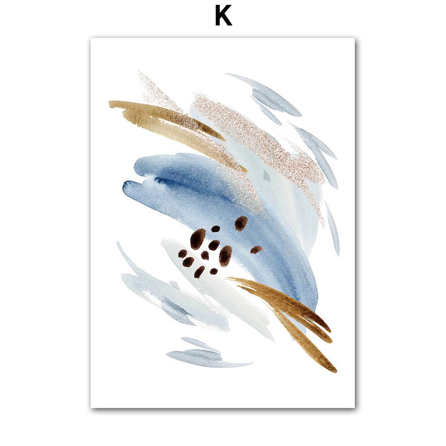 Blue Ocean Wave Shark Flower House Canvas Wall Art Print Posters Modern Painting Pictures Bedroom Living Room Decoration Club
