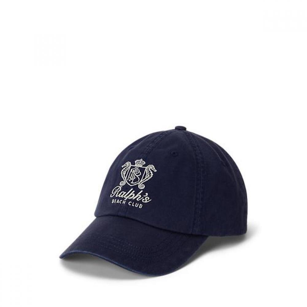 Polo Ralph Lauren Men S Twill Ball Cap Ralph S Beach Club ONE