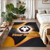 Crystal Velvet Rug Custom Name Text, Soft Non Slip Floor Mat Home DecorWolverhampton Wanderers Football
