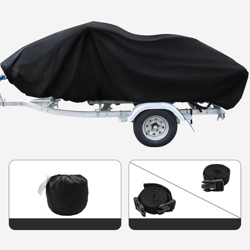 Boats Dusts Protecting Cover Professional Universals Kayaks Cover with Stretch Border for Craft Storage Hauling
