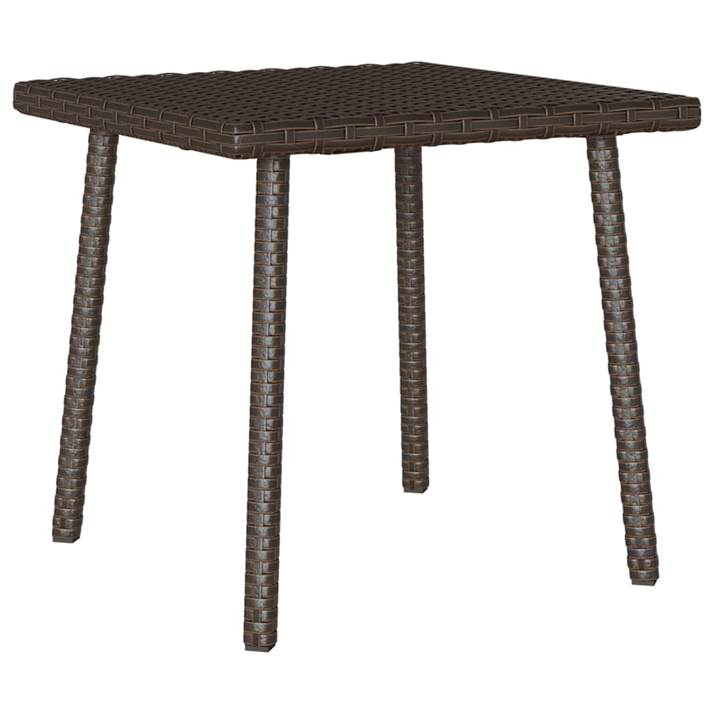Brown Rectangular Garden Coffee Table 40X40X37 Cm