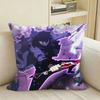 Solo Anime JJinWooS Sungs Square Sofa Pillow Cover Solid Color Living Room Home Decor Cushion Case