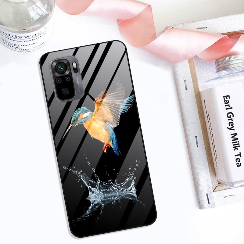 Tempered Glass Case For Xiaomi Redmi Note10 Pro Case Glass Back Cover For Xiaomi Redmi Note 10 10Pro Max Case Note10 5G Shell
