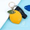 Милий кейс-полуниця-лимон для Apple Airtag Захисний чохол зі шкірозамінника Підвіска GPS Анти-втрата Чохол-брелок Нашийник для домашнього улюбленця Собаки Кішки
