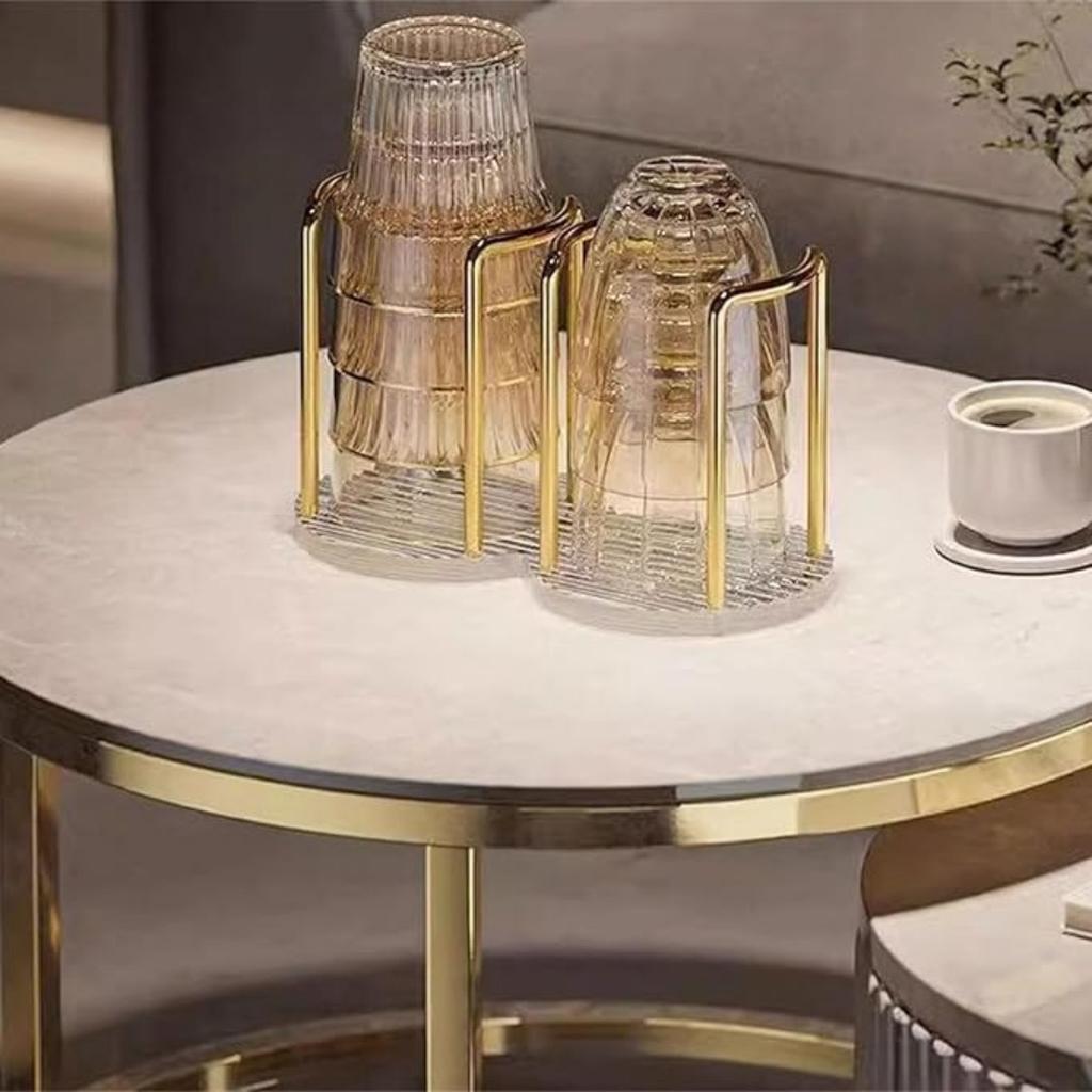 Modern Akryl Muggdispenser Muggbehållare Flaska Praktiskt Muggställ för Kök