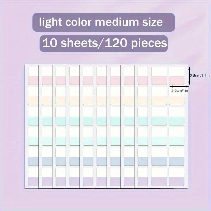 Sticky Index Tabs Multicolor Classification Stickers Sticky Index Label 60/120/240 PCS Memo Notebook Sticker Office Supplies