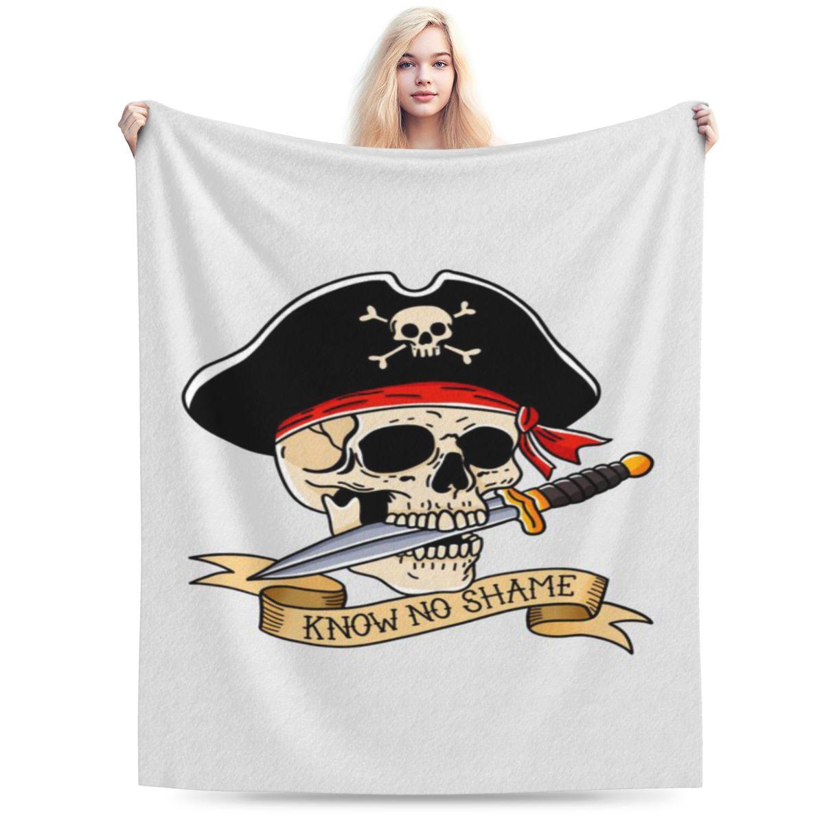 Skull Old School Know No Shame Custom Comfortable Gift An UltraSoft Micro Fleece Blanket 75x100cm