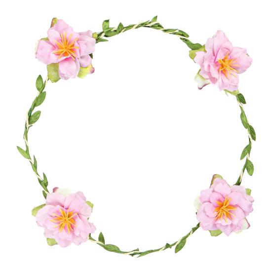 Floral Crown Women Girls Artificial Flower Headband Adjustable Bride Hair Wreath Photo Prop for Wedding Bridal Shower Cosplay Dress-up