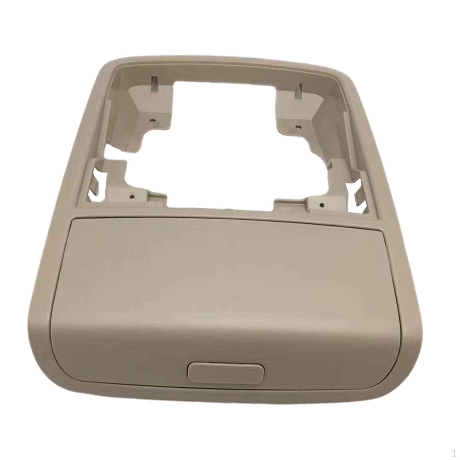 

Чехол для солнцезащитных очков на козырек автомобиля Прочный потолочный держатель Органайзер для Vwpassat 2011-2019 бежевый