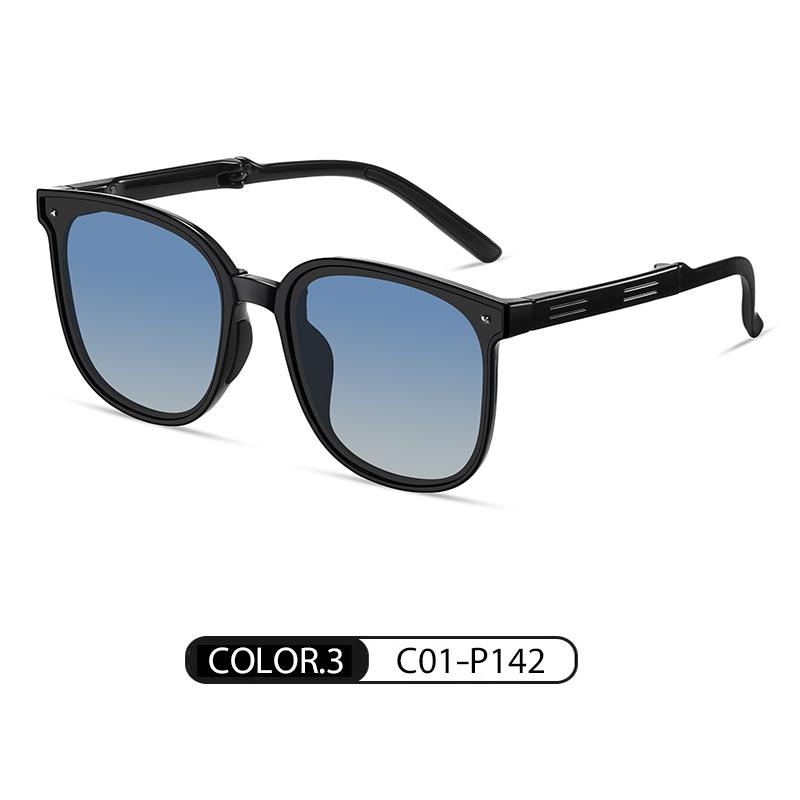 1Pcs New Folding Sunglasses Fashionable Classic Trend Ultra-Light Ultraviolet Anti-Ultraviolet Sunglasses