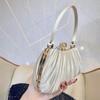 The Evening Bag Is A Pleated Handbag with An Elegant Style and A Large-capacity Clutch Casually