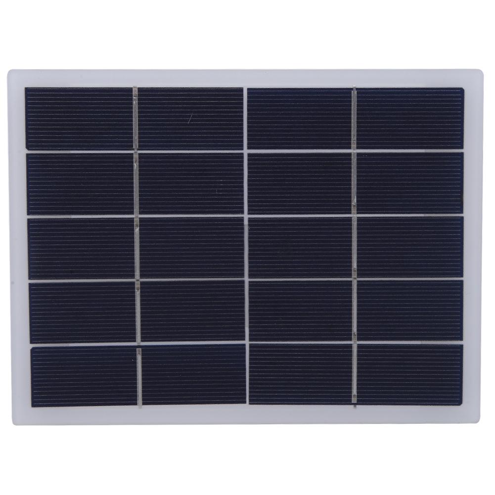 3W 5V Polycrystalline Silicon DIY Solar Panel Laminated Board Battery Plate 170x130mm(3W‑White )