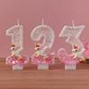 Handcrafted Cute Cartoon Unicorn Birthday Number Candle for Girls