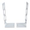 1 Pair Book End Decorative L Shaped Keep Upright Slip Resistant Book Stopper for School