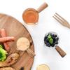 Melkegryte Varmebestandig suppesauspanne med trehåndtak Kjøkken