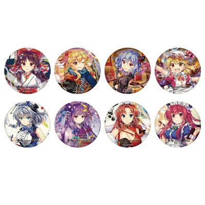 Touhou LostWord Japanese Paper Can Badge 8 Piece Box