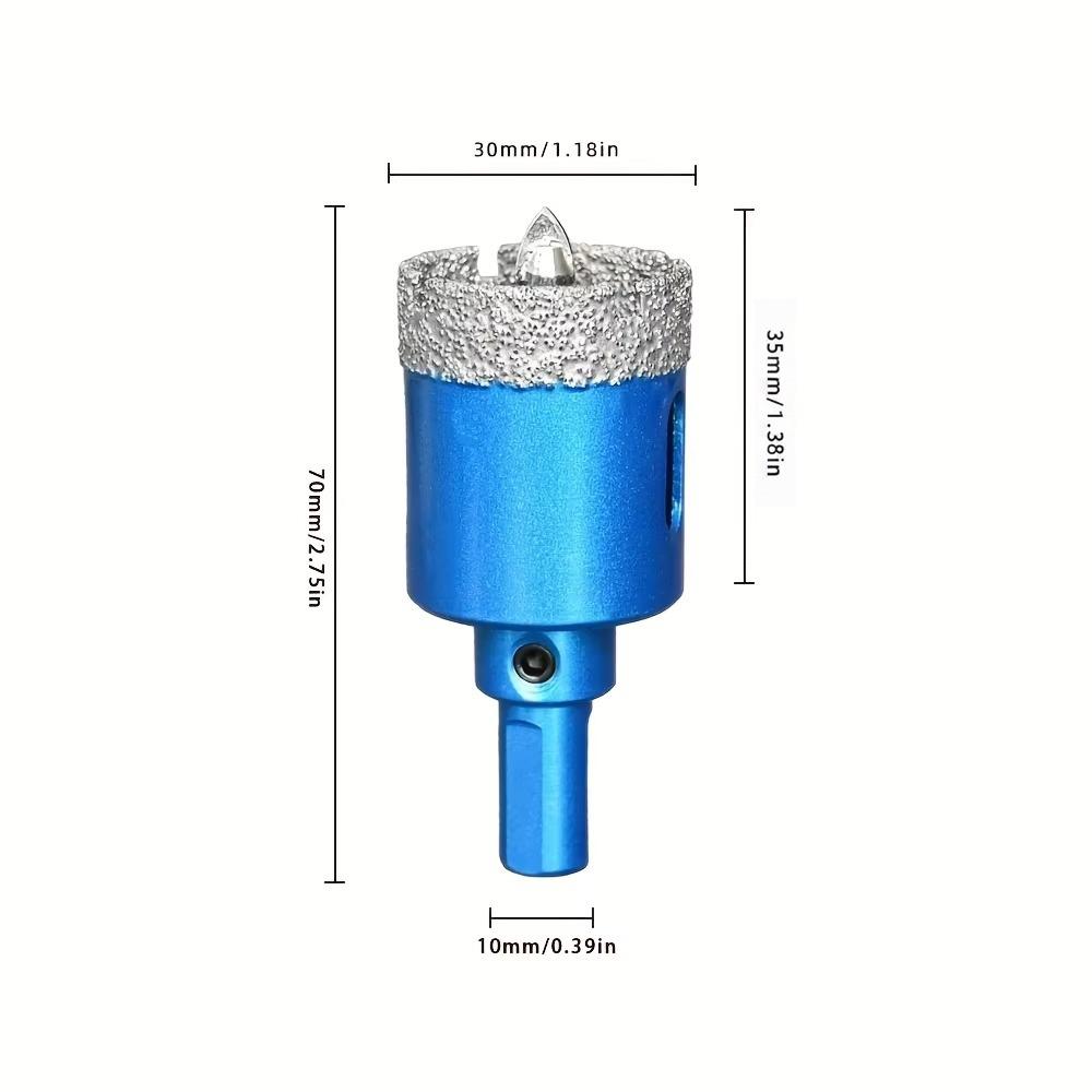 Diamond Coated Tile Drill Bit Hex Shank Drill Bit Durable Diamond Hole Saw Glass Tile