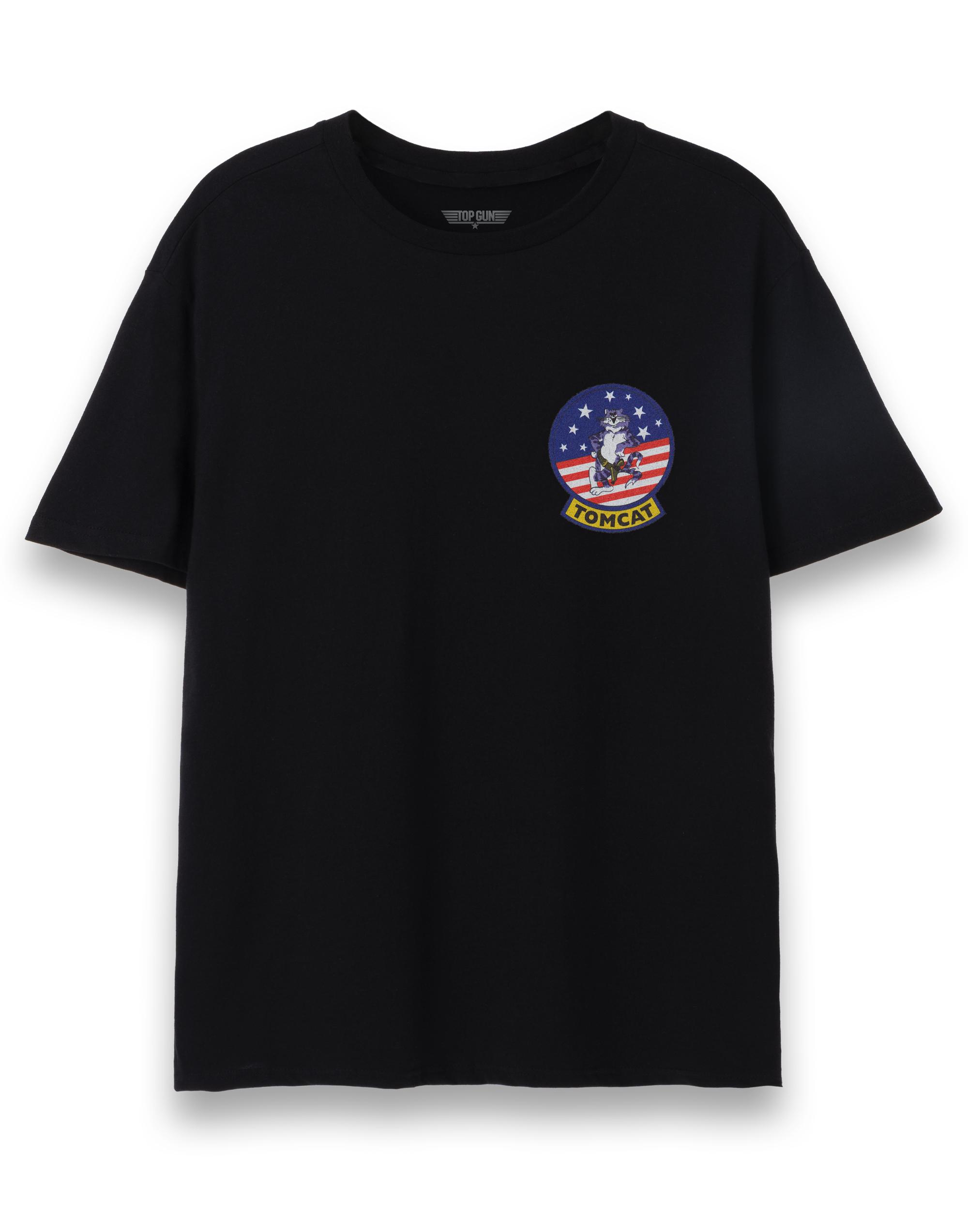 Top Gun Short Sleeved TShirt  Unisexs Black  Official Merch M