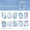 Journamm 10pcs/pack Flowers Window Stickers Laser Silver Decor Junk Journal DIY Srapbooking Aesthetics Stationery PET Stickers