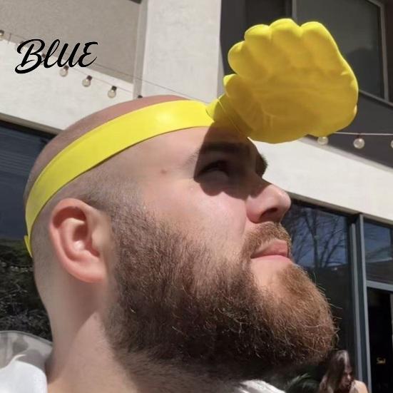 Beach Sun Hat Yellow Palm-Shaped Creative UV Protection Trendy and Funny Elastic Outdoor Blocks Direct Sunlight Comfortable Summer for Travel