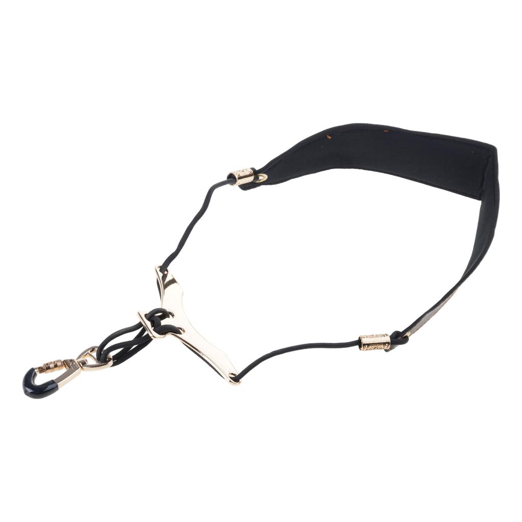 Saxophone Strap Adjustable Neck Strap Saxophone Harness Leathers Padded Soft Neck Sling Comfortable and Breathable