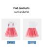2026 Spring/Summer Girls' Mesh Dress with Floral Sequins - Toddler Skirts in European and American Style