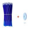 30/45Pieces Erasable Pen Refills Set with Eraser Colored Gel Pen Refills 0.5mm Fine Tip For School Office Supplies