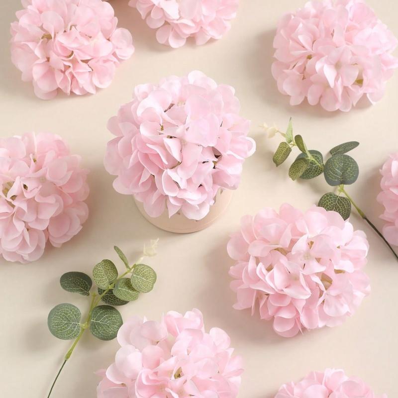3/5Pcs Artificial Flowers Hydrangea Bouquet Silk Fake Flowers for Wedding Marriage Decoration Home Room Decor DIY Vase Ornament