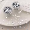 1 Jar Shiny Silver Sequins Mix Shapes Starlight Love Star Slice Decals Manicure Paillette Charms Nail Art Stickers